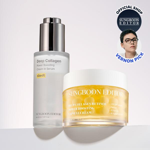 Soomi Collagen Duo – Micro-Spicule Serum & Capsule Cream for Plump, Firm, Youthful Skin